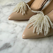 Pearl Cluster Shoe Clips - Alice Bow