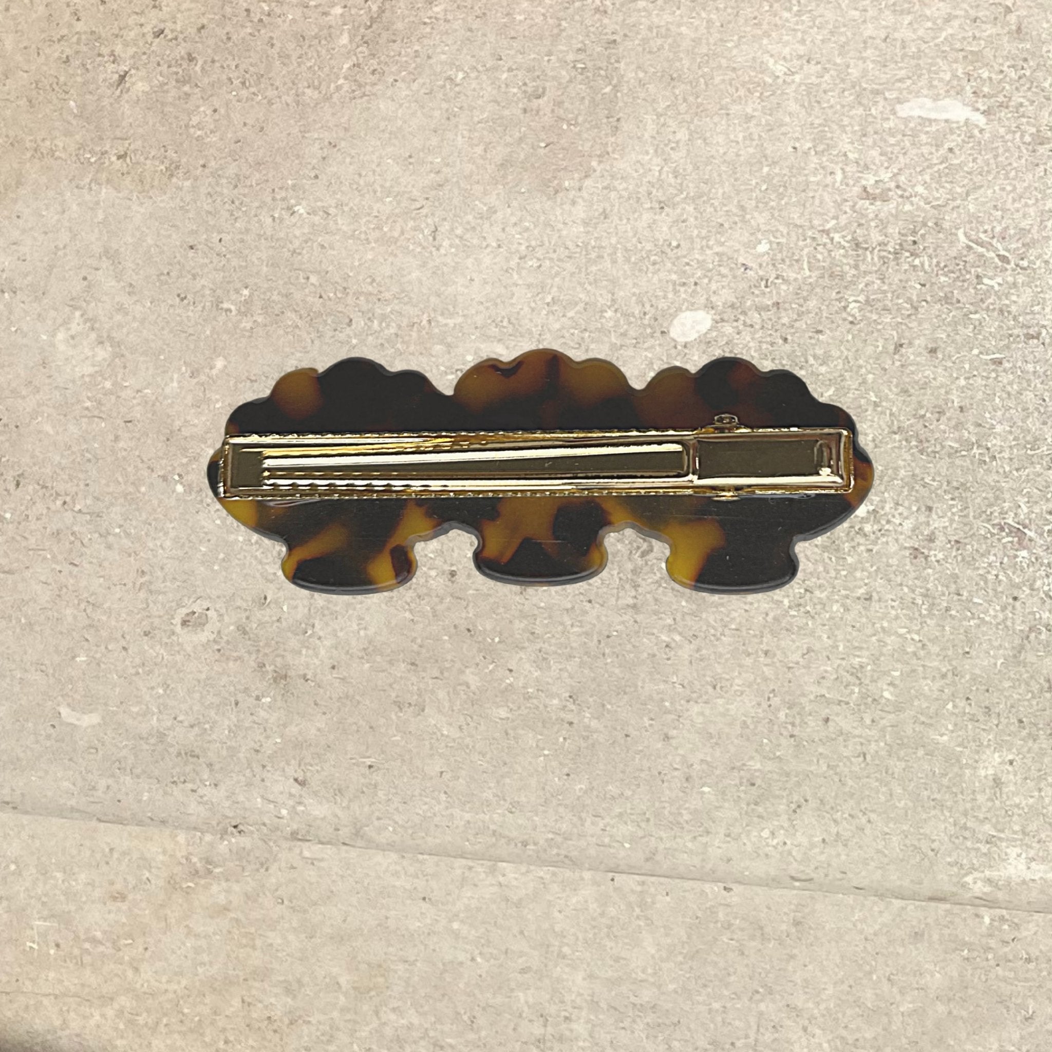 Three Shell Hair Clip - Light Tortoise Shell - Alice Bow